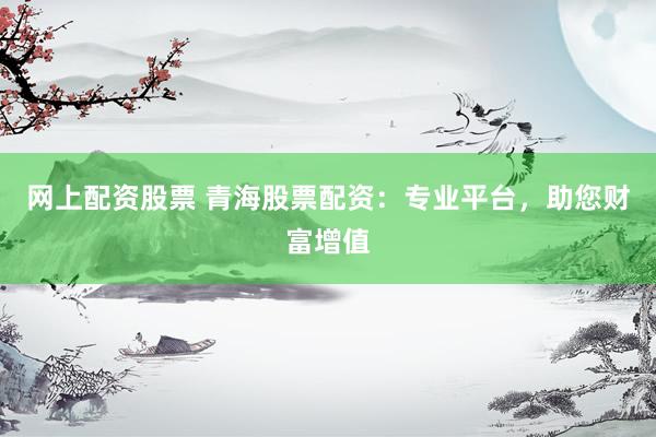 网上配资股票 青海股票配资：专业平台，助您财富增值